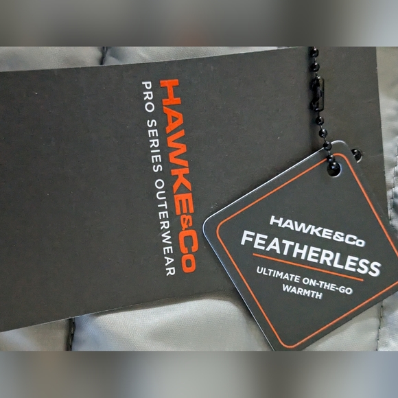 Hawke & Co Chevron Heat Insulated, Wind Water Resistant Hooded Jacket Large Nwt❤ - Picture 14 of 17